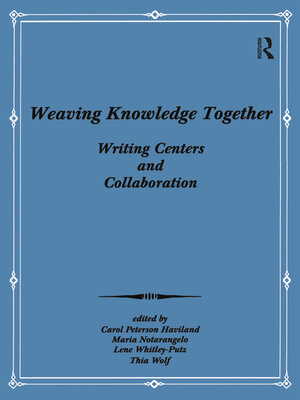 cover image of Weaving Knowledge Together